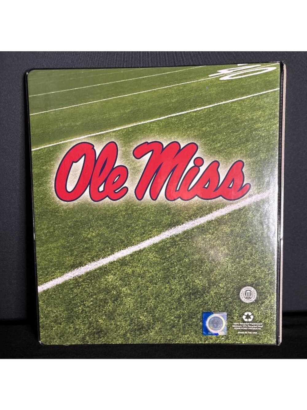Ole Miss Rebels University of Mississippi Rebels binder 3-Ring Binder 1 1/2"